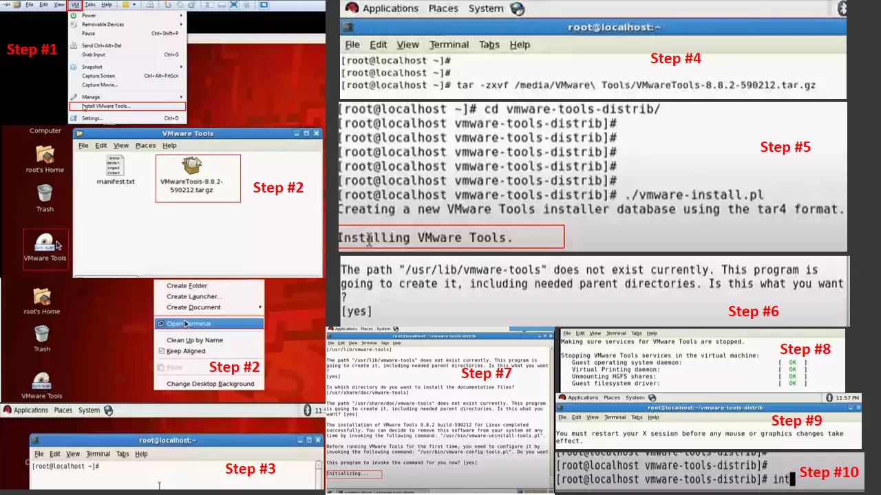 How to Install VMware tools | Redhat Linux Server