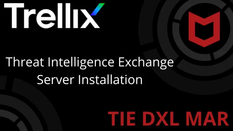 TIE DXL MAR Installation