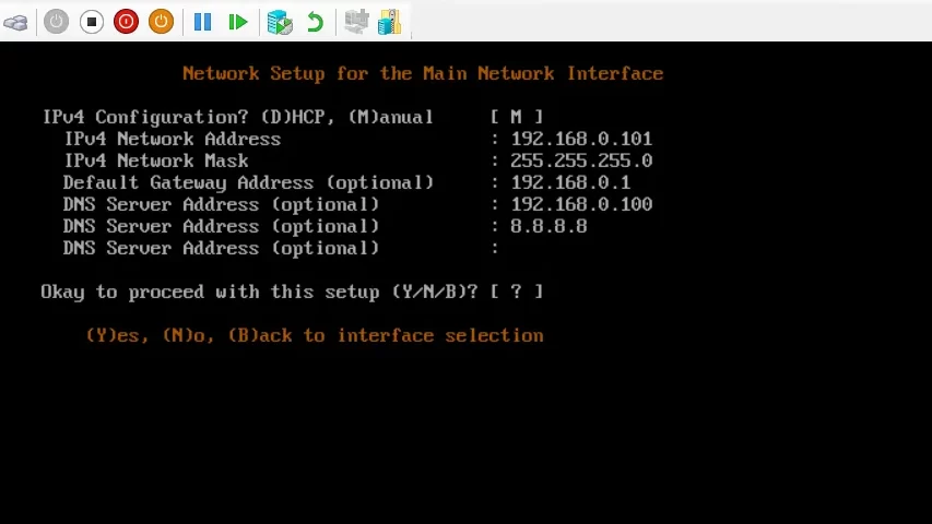 new tie server installation