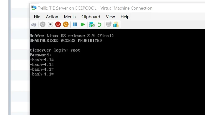 tie server root login